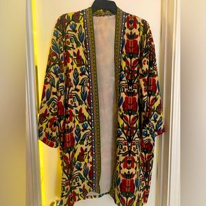 Super vibrant relaxed blazer / oversized cover up